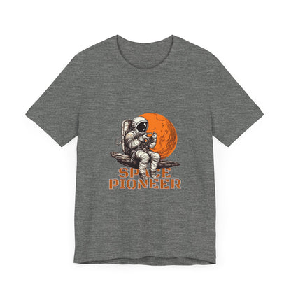 Space Pioneer Astronaut Tee, Cosmic Shirt, Gift for Astro Lovers, Unisex Graphic Tee, Sci-Fi T-Shirt, Casual Spacewear