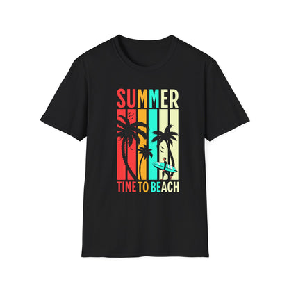 Summer Vibes Unisex T-Shirt, Beach Party Shirt, Casual Wear, Gift for Friends, Vacation Outfit, Coaster Inspired Design