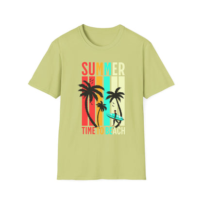 Summer Vibes Unisex T-Shirt, Beach Party Shirt, Casual Wear, Gift for Friends, Vacation Outfit, Coaster Inspired Design