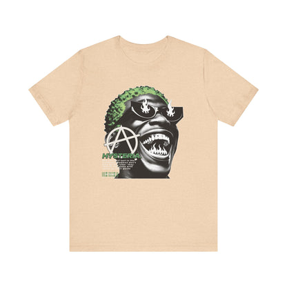 Bold Graphic Tee, Edgy Streetwear Shirt, Urban Casual Wear, Unisex Fashion Top, Gift for Music Lovers, Distinctive Artwork Tee