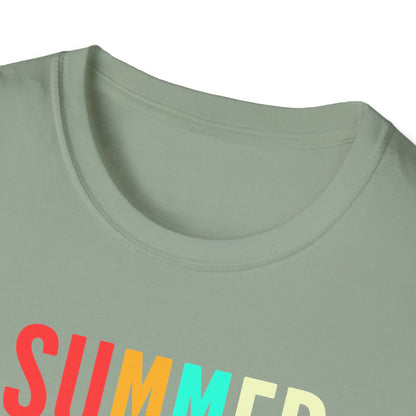 Summer Vibes Unisex T-Shirt, Beach Party Shirt, Casual Wear, Gift for Friends, Vacation Outfit, Coaster Inspired Design