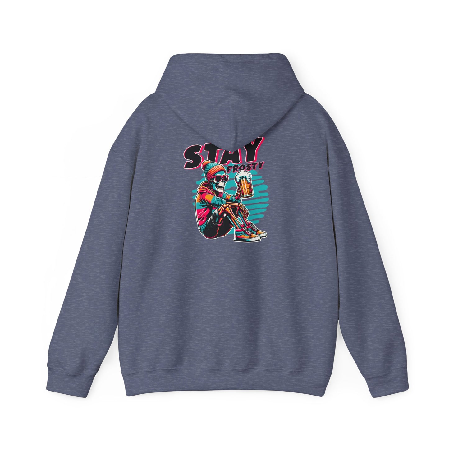 Stay Frosty Hooded Sweatshirt - Cozy Unisex Hoodie for Winter, Gift for Friends, Holiday Style, Casual Wear, Everyday Comfort