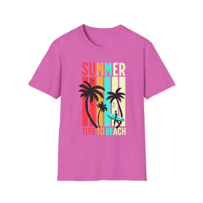 Summer Vibes Unisex T-Shirt, Beach Party Shirt, Casual Wear, Gift for Friends, Vacation Outfit, Coaster Inspired Design