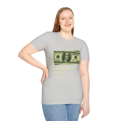 Limited Edition Currency Tee | Unisex Softstyle T-Shirt, Casual Wear, Streetwear, Gift for Him/Her, Unique Graphic Tee