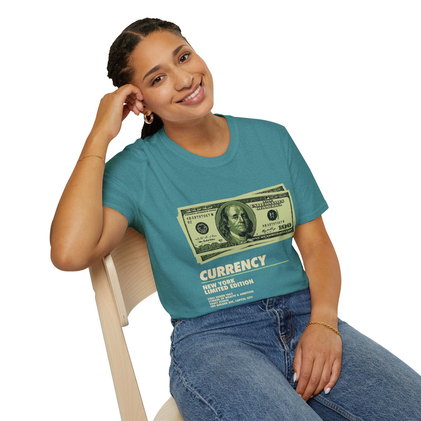 Limited Edition Currency Tee | Unisex Softstyle T-Shirt, Casual Wear, Streetwear, Gift for Him/Her, Unique Graphic Tee