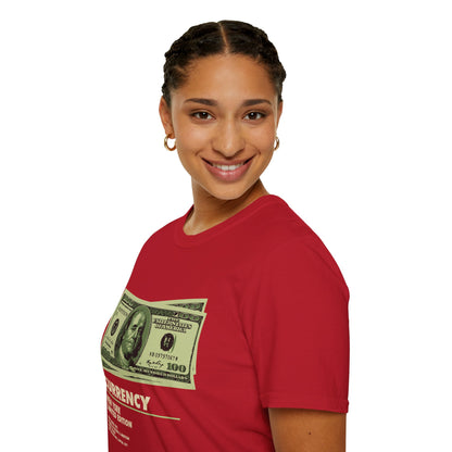 Limited Edition Currency Tee | Unisex Softstyle T-Shirt, Casual Wear, Streetwear, Gift for Him/Her, Unique Graphic Tee