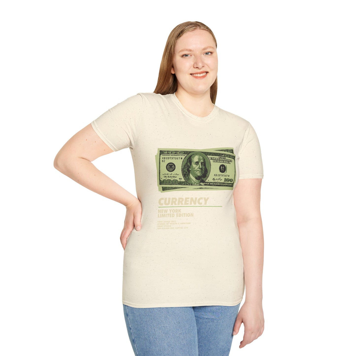 Limited Edition Currency Tee | Unisex Softstyle T-Shirt, Casual Wear, Streetwear, Gift for Him/Her, Unique Graphic Tee