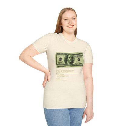 Limited Edition Currency Tee | Unisex Softstyle T-Shirt, Casual Wear, Streetwear, Gift for Him/Her, Unique Graphic Tee