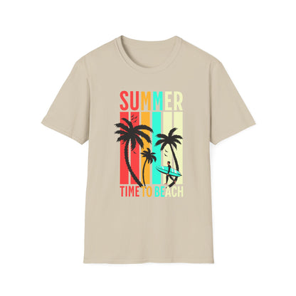 Summer Vibes Unisex T-Shirt, Beach Party Shirt, Casual Wear, Gift for Friends, Vacation Outfit, Coaster Inspired Design