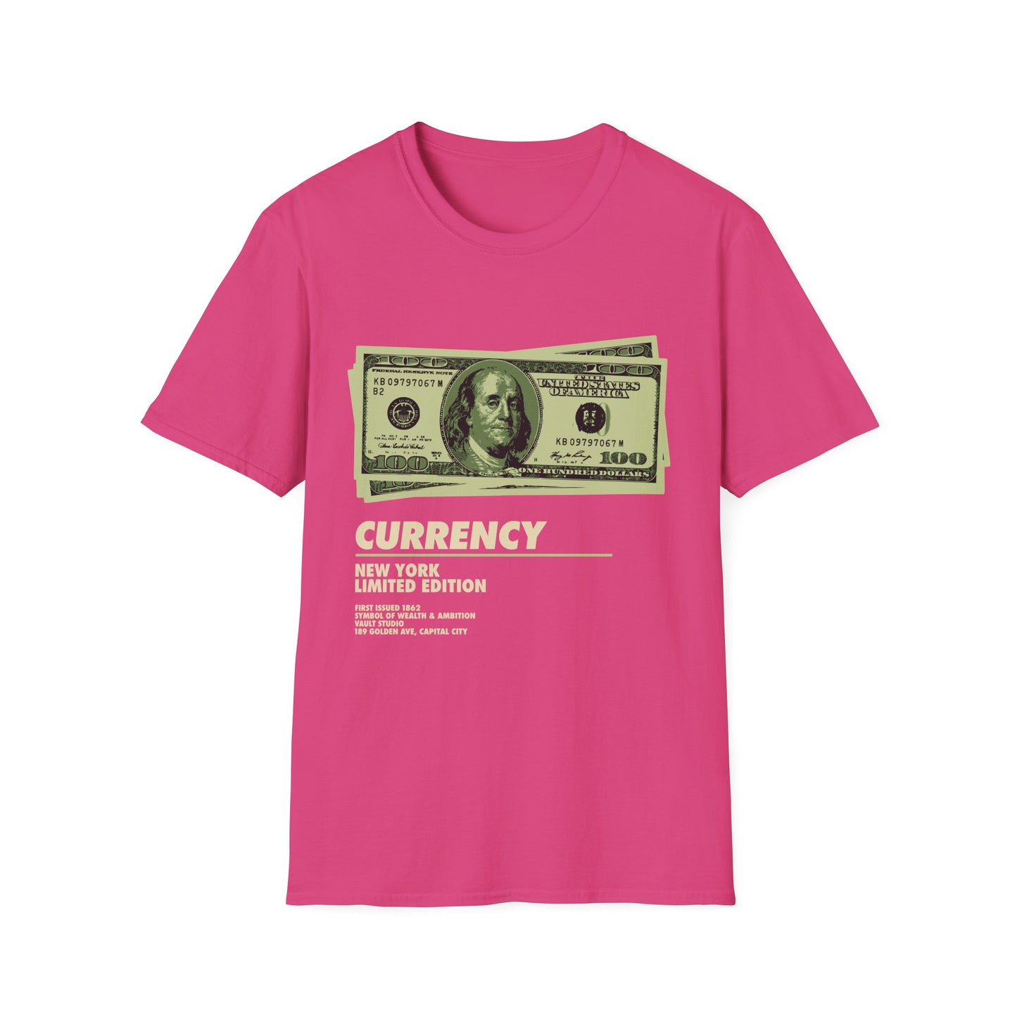 Limited Edition Currency Tee | Unisex Softstyle T-Shirt, Casual Wear, Streetwear, Gift for Him/Her, Unique Graphic Tee