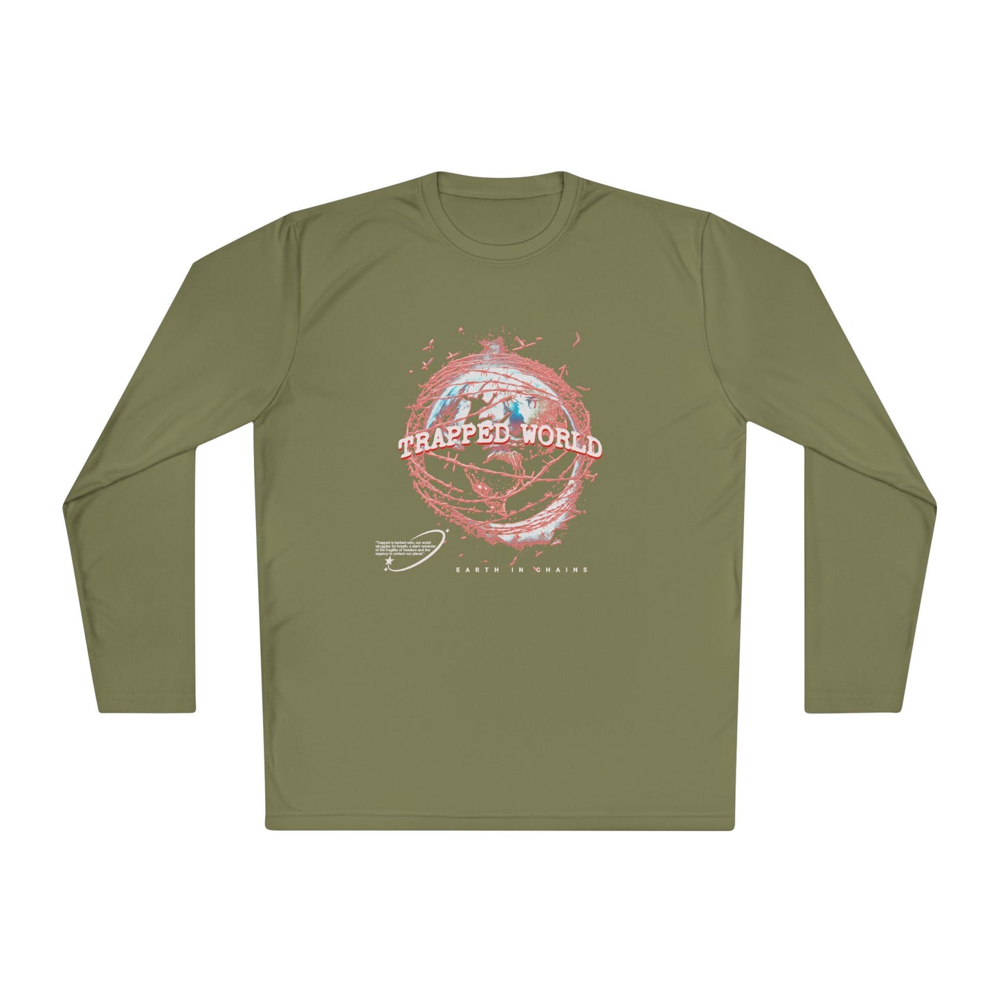 Trapped World Unisex Long Sleeve Tee, Eco-Friendly Casual Shirt, Perfect for Travel & Adventure, Gift for Nature Lovers, Spring & [...]