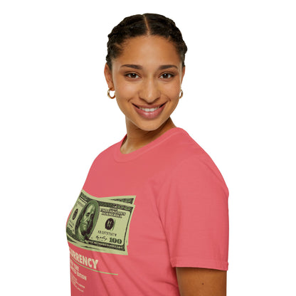 Limited Edition Currency Tee | Unisex Softstyle T-Shirt, Casual Wear, Streetwear, Gift for Him/Her, Unique Graphic Tee