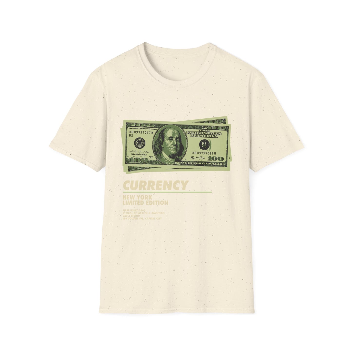 Limited Edition Currency Tee | Unisex Softstyle T-Shirt, Casual Wear, Streetwear, Gift for Him/Her, Unique Graphic Tee