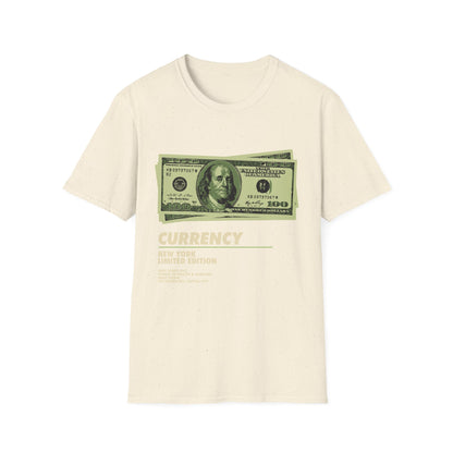 Limited Edition Currency Tee | Unisex Softstyle T-Shirt, Casual Wear, Streetwear, Gift for Him/Her, Unique Graphic Tee