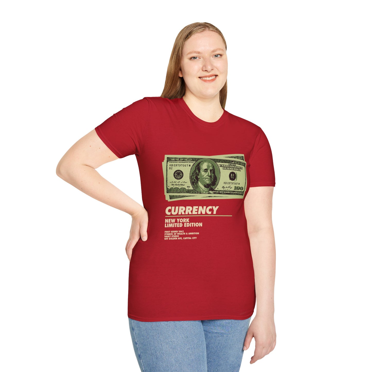 Limited Edition Currency Tee | Unisex Softstyle T-Shirt, Casual Wear, Streetwear, Gift for Him/Her, Unique Graphic Tee