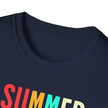Summer Vibes Unisex T-Shirt, Beach Party Shirt, Casual Wear, Gift for Friends, Vacation Outfit, Coaster Inspired Design