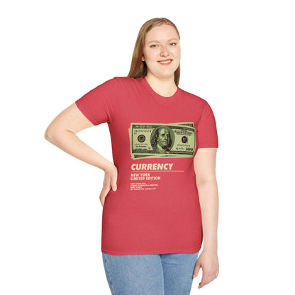 Limited Edition Currency Tee | Unisex Softstyle T-Shirt, Casual Wear, Streetwear, Gift for Him/Her, Unique Graphic Tee
