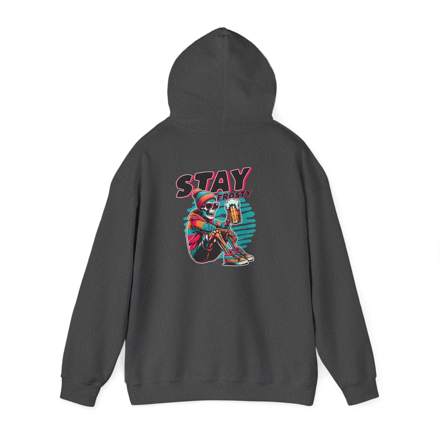 Stay Frosty Hooded Sweatshirt - Cozy Unisex Hoodie for Winter, Gift for Friends, Holiday Style, Casual Wear, Everyday Comfort