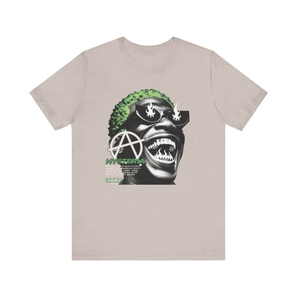 Bold Graphic Tee, Edgy Streetwear Shirt, Urban Casual Wear, Unisex Fashion Top, Gift for Music Lovers, Distinctive Artwork Tee