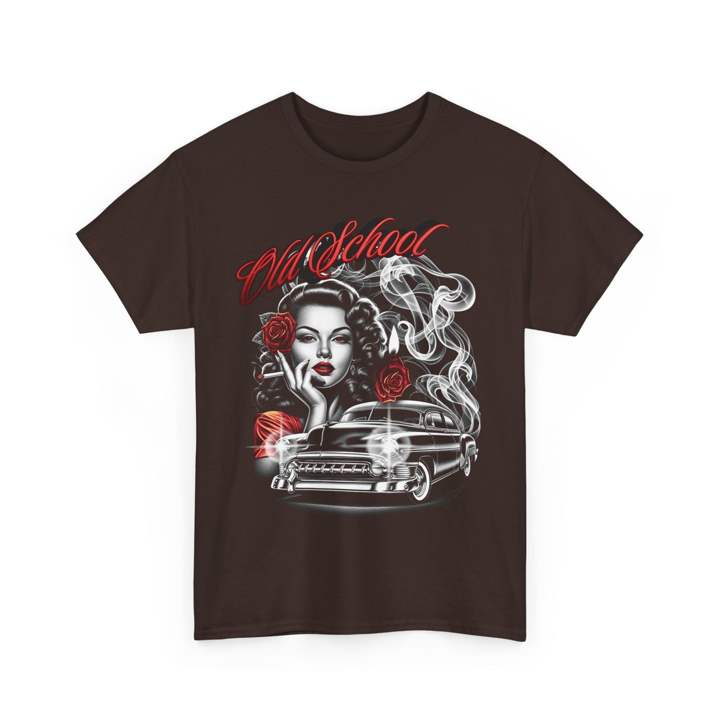 Artistic Unisex Heavy Cotton Tee - Vintage Vibes Graphic, Casual Wear, Music Lover Gift, Street Style Tee, Unisex Shirt