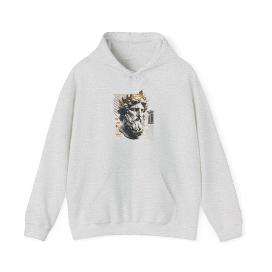 Artistic Hooded Sweatshirt with Classic Design, Casual Apparel, Gift for Art Lovers, Unisex Fashion, Cozy Streetwear, Layering Essential