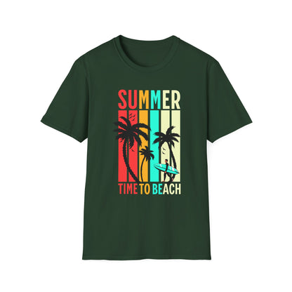 Summer Vibes Unisex T-Shirt, Beach Party Shirt, Casual Wear, Gift for Friends, Vacation Outfit, Coaster Inspired Design