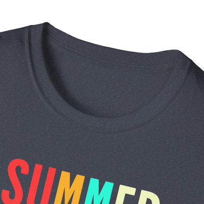 Summer Vibes Unisex T-Shirt, Beach Party Shirt, Casual Wear, Gift for Friends, Vacation Outfit, Coaster Inspired Design