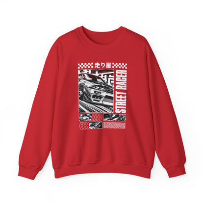 Vintage Racing Graphic Sweatshirt, Cool Car Sweatshirt, Automotive Gift, Unisex Crewneck, Casual Wear, Perfect for Car Lovers