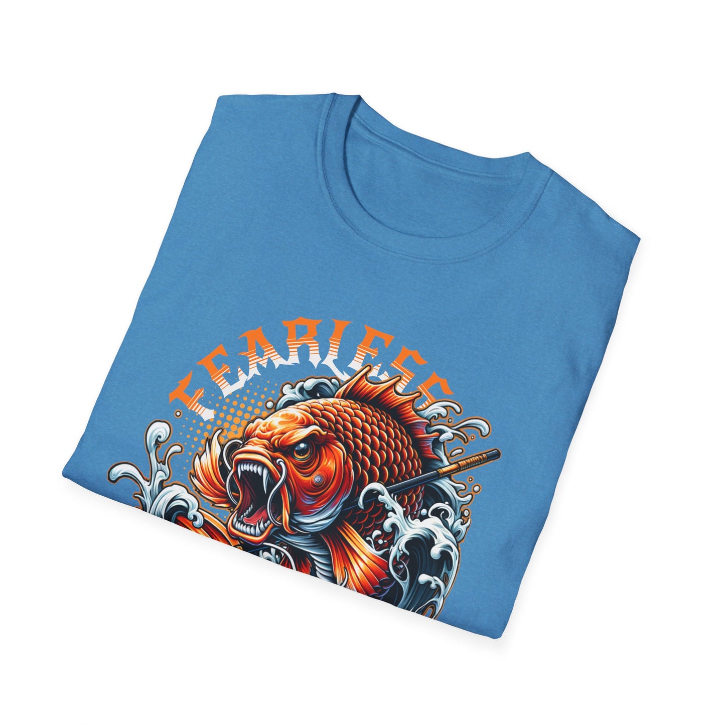 Fearless Koi Unisex Softstyle T-Shirt - Inspirational Gift, Casual Wear, Everyday Comfort, Success Apparel, Relaxed Fit