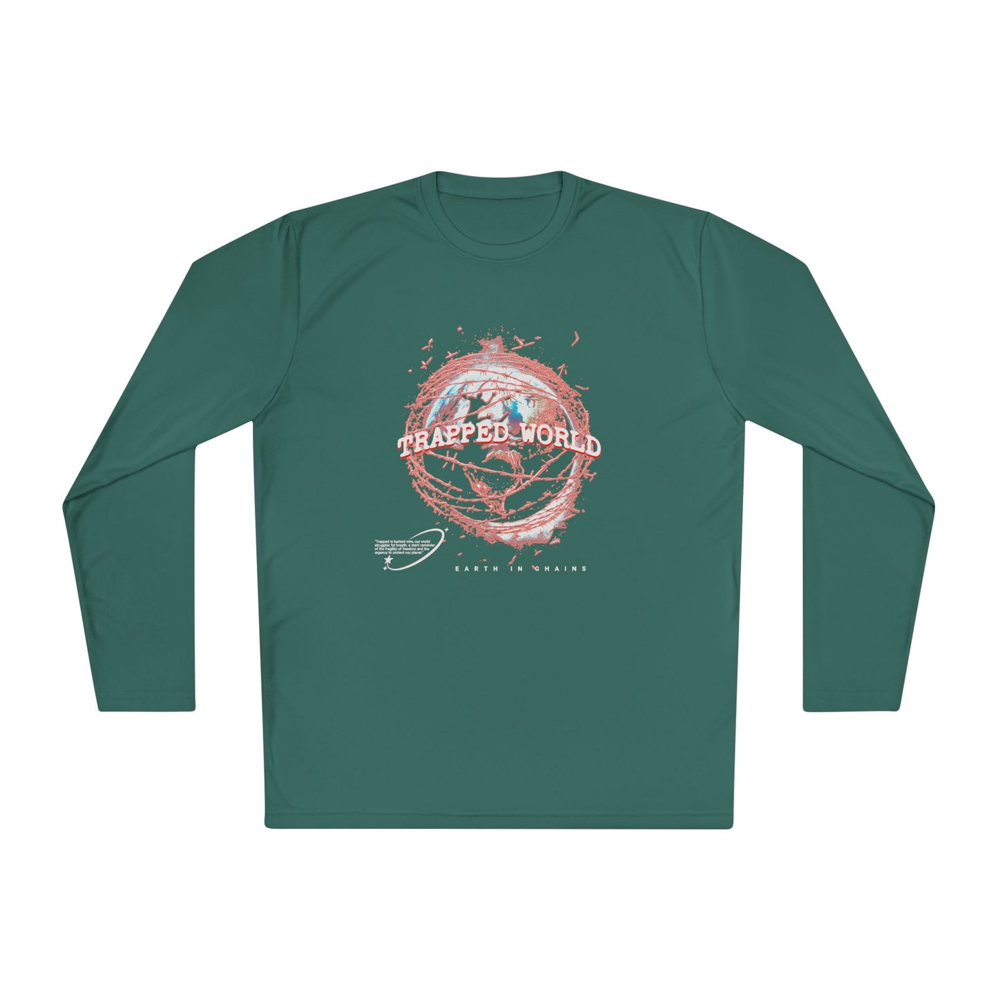 Trapped World Unisex Long Sleeve Tee, Eco-Friendly Casual Shirt, Perfect for Travel & Adventure, Gift for Nature Lovers, Spring & [...]