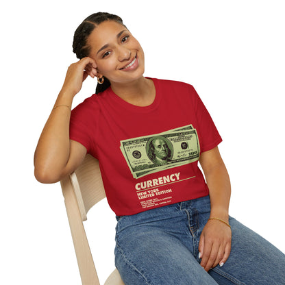 Limited Edition Currency Tee | Unisex Softstyle T-Shirt, Casual Wear, Streetwear, Gift for Him/Her, Unique Graphic Tee