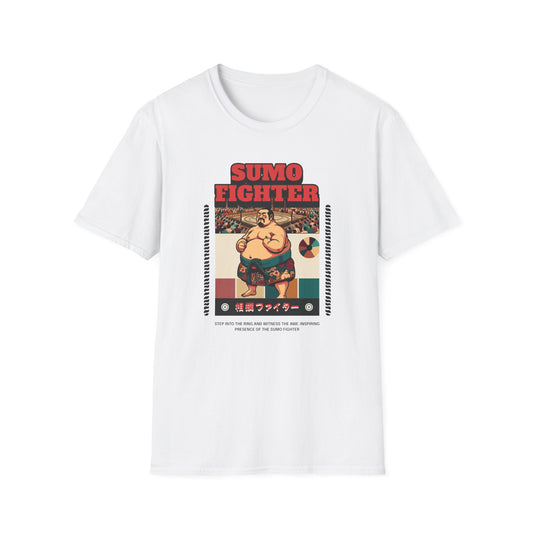 Sumo Fighter Graphic Tee | Fun Unisex T-Shirt for Sports Fans, Unique Gift, Casual Style, Anime Lovers, Vintage Aesthetic