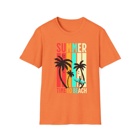 Summer Vibes Unisex T-Shirt, Beach Party Shirt, Casual Wear, Gift for Friends, Vacation Outfit, Coaster Inspired Design