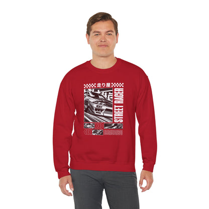 Vintage Racing Graphic Sweatshirt, Cool Car Sweatshirt, Automotive Gift, Unisex Crewneck, Casual Wear, Perfect for Car Lovers