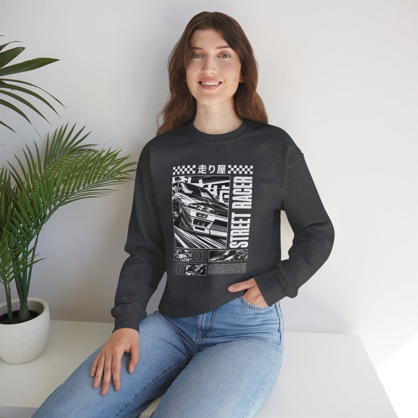 Vintage Racing Graphic Sweatshirt, Cool Car Sweatshirt, Automotive Gift, Unisex Crewneck, Casual Wear, Perfect for Car Lovers