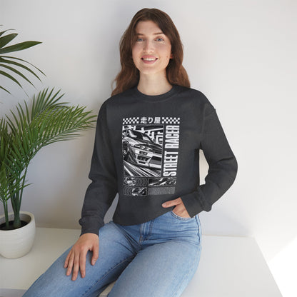 Vintage Racing Graphic Sweatshirt, Cool Car Sweatshirt, Automotive Gift, Unisex Crewneck, Casual Wear, Perfect for Car Lovers