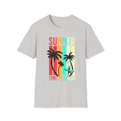 Summer Vibes Unisex T-Shirt, Beach Party Shirt, Casual Wear, Gift for Friends, Vacation Outfit, Coaster Inspired Design