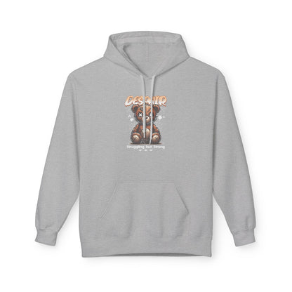 Despair Bear Hoodie | Cozy Graphic Fleece Sweatshirt for Comfort | Cute Gift for Friends | Fall Essentials | Unisex Casual Wear