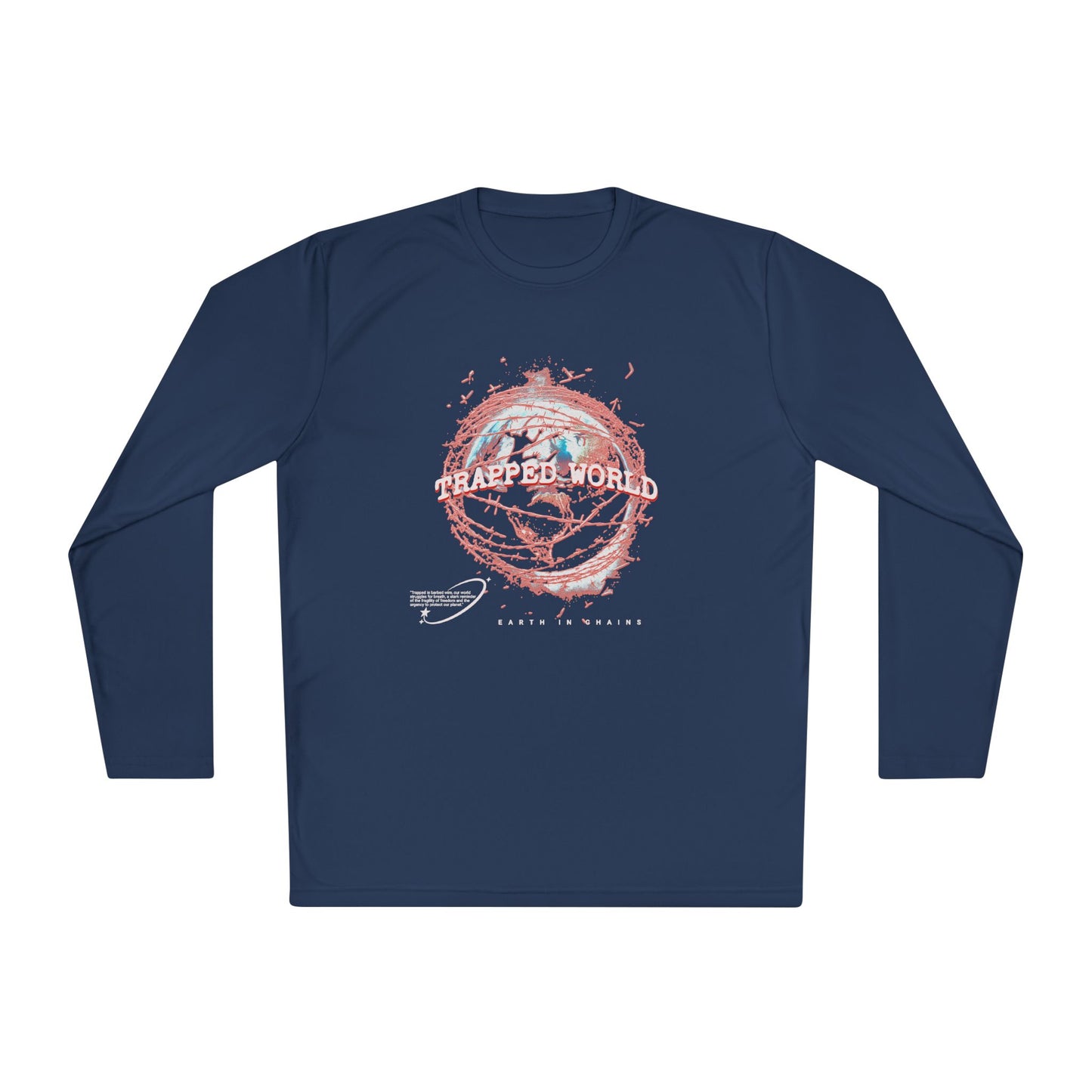 Trapped World Unisex Long Sleeve Tee, Eco-Friendly Casual Shirt, Perfect for Travel & Adventure, Gift for Nature Lovers, Spring & [...]