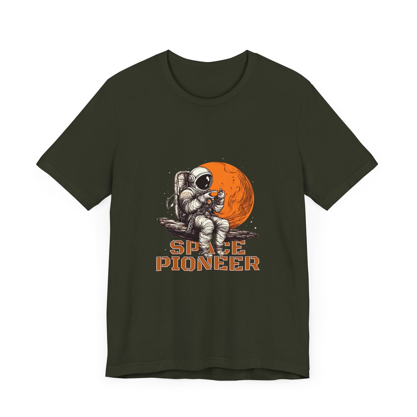 Space Pioneer Astronaut Tee, Cosmic Shirt, Gift for Astro Lovers, Unisex Graphic Tee, Sci-Fi T-Shirt, Casual Spacewear