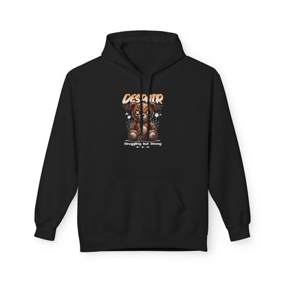 Despair Bear Hoodie | Cozy Graphic Fleece Sweatshirt for Comfort | Cute Gift for Friends | Fall Essentials | Unisex Casual Wear