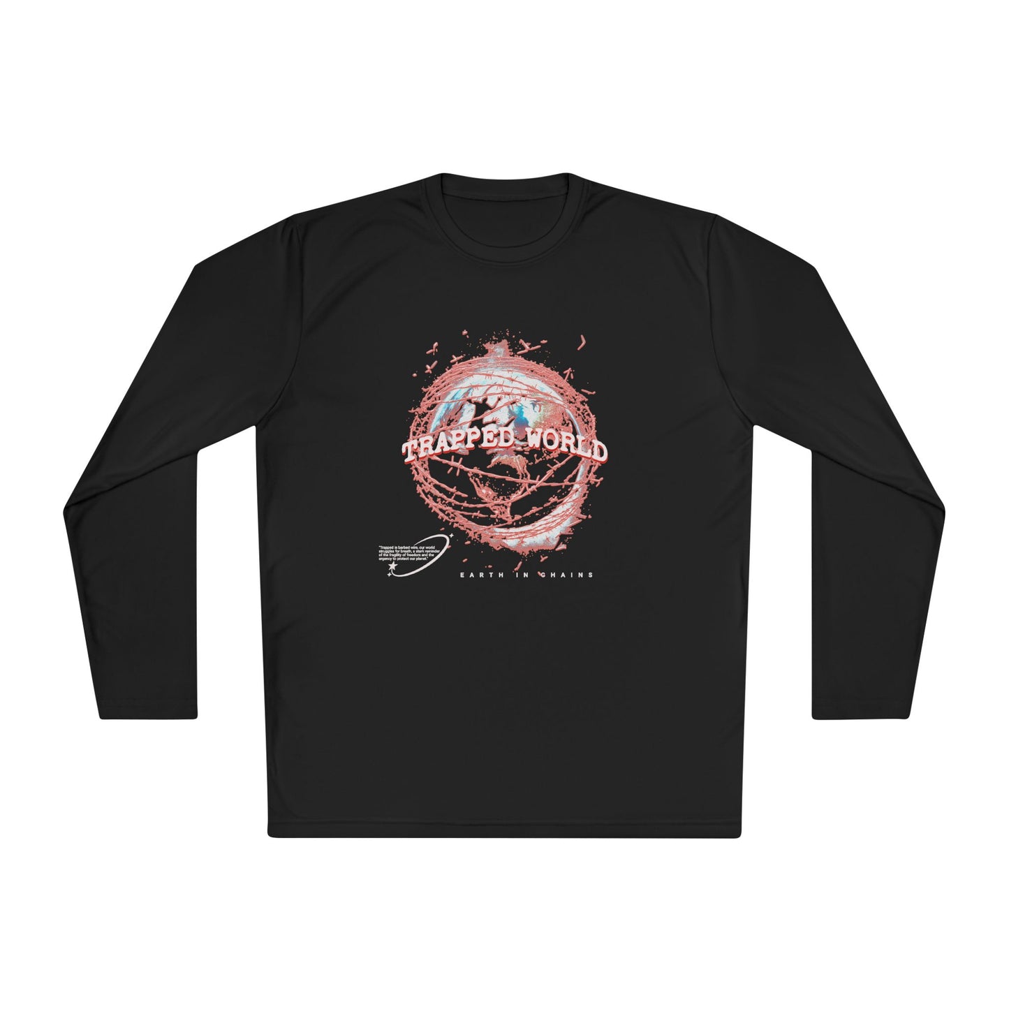 Trapped World Unisex Long Sleeve Tee, Eco-Friendly Casual Shirt, Perfect for Travel & Adventure, Gift for Nature Lovers, Spring & [...]
