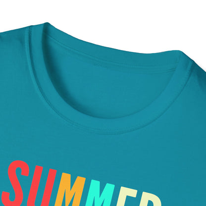 Summer Vibes Unisex T-Shirt, Beach Party Shirt, Casual Wear, Gift for Friends, Vacation Outfit, Coaster Inspired Design