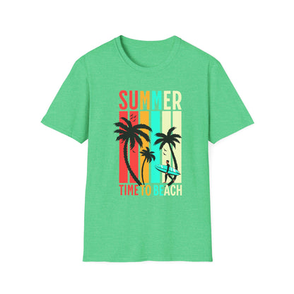 Summer Vibes Unisex T-Shirt, Beach Party Shirt, Casual Wear, Gift for Friends, Vacation Outfit, Coaster Inspired Design