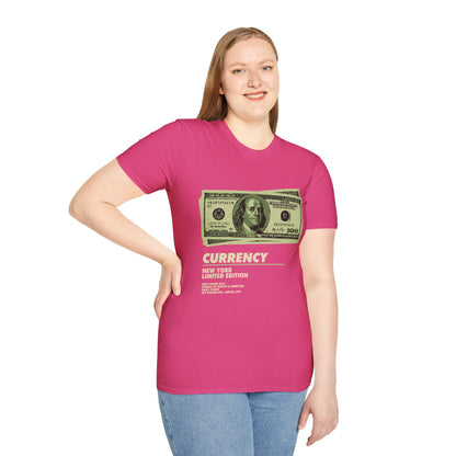Limited Edition Currency Tee | Unisex Softstyle T-Shirt, Casual Wear, Streetwear, Gift for Him/Her, Unique Graphic Tee