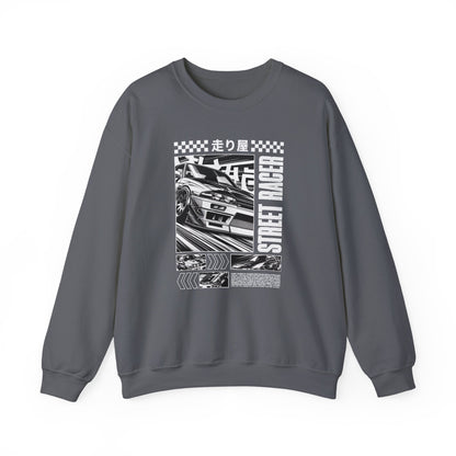 Vintage Racing Graphic Sweatshirt, Cool Car Sweatshirt, Automotive Gift, Unisex Crewneck, Casual Wear, Perfect for Car Lovers