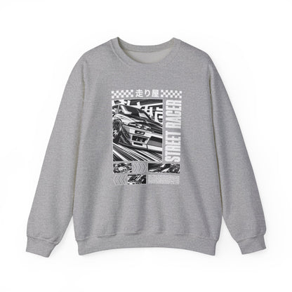 Vintage Racing Graphic Sweatshirt, Cool Car Sweatshirt, Automotive Gift, Unisex Crewneck, Casual Wear, Perfect for Car Lovers